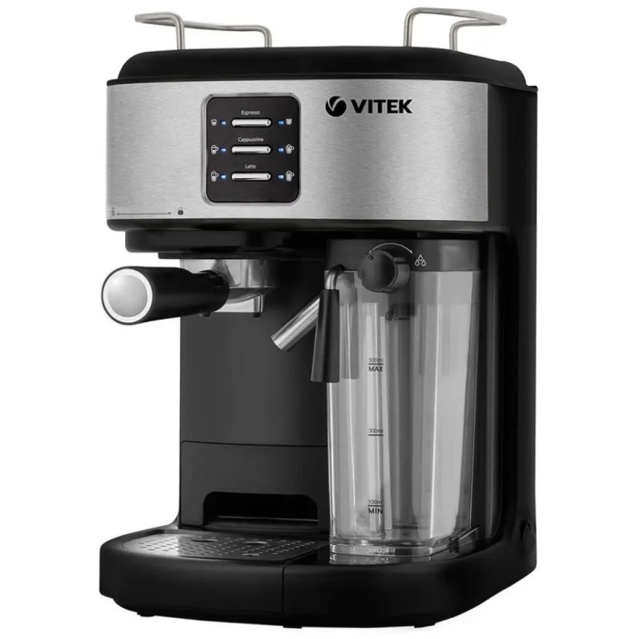 Кофемашина Vitek VT-8489 черный, стальной
