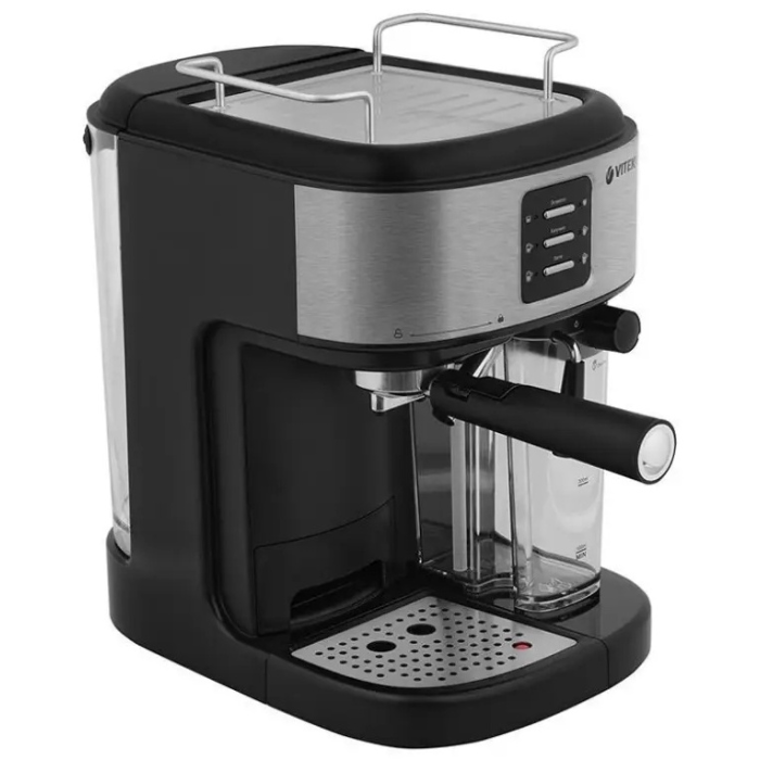 Кофемашина Vitek VT-8489 черный, стальной
