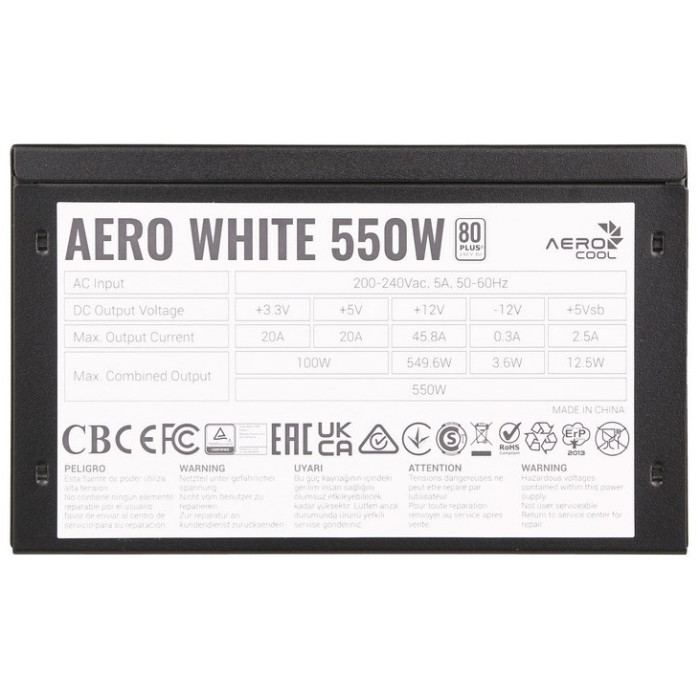 AeroCool Aero White 550W