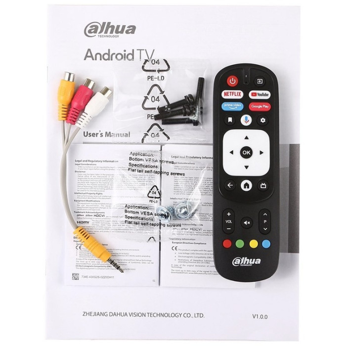 Dahua DHI-LTV50-QSD400 127 см черный