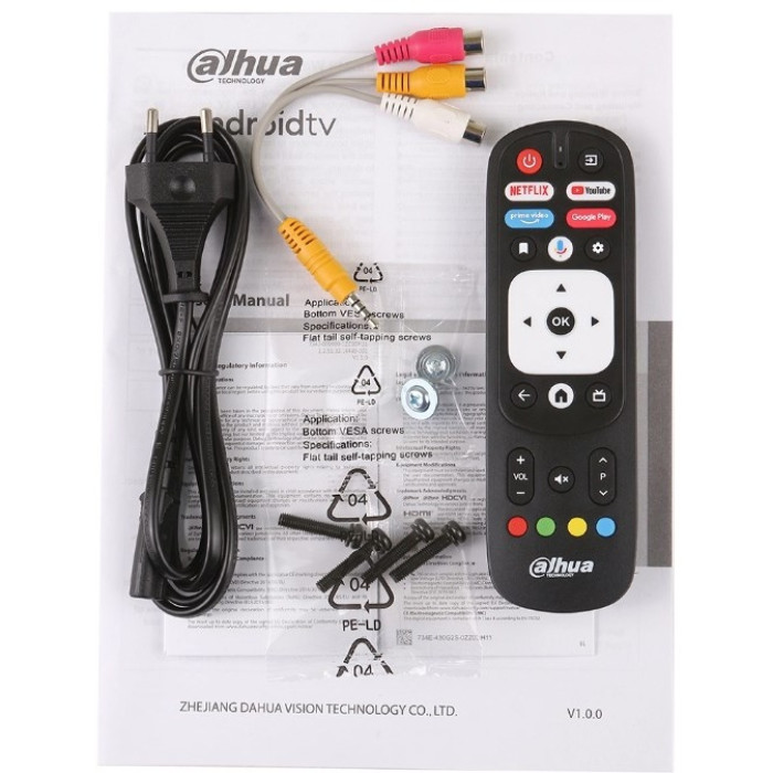 Dahua DHI-LTV55-QSD400 140 см черный