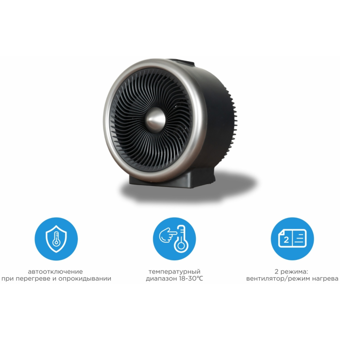 Тепловентилятор Midea NF20-18UR черный