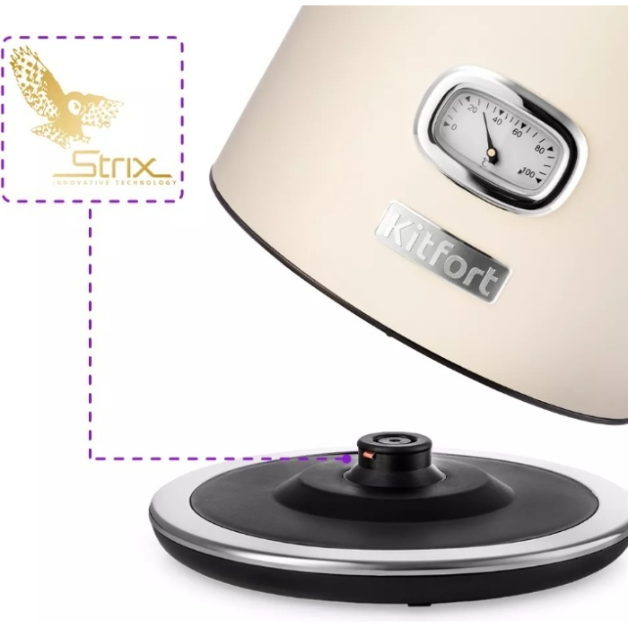 Электрочайник Kitfort KT-6150-1 бежевый