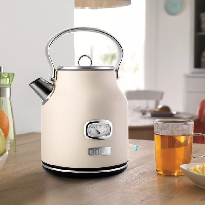 Электрочайник Kitfort KT-6150-1 бежевый