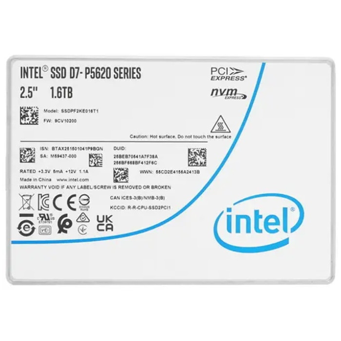 SSD Intel Intel SSDPF2KE016T1N1 1600 Гб