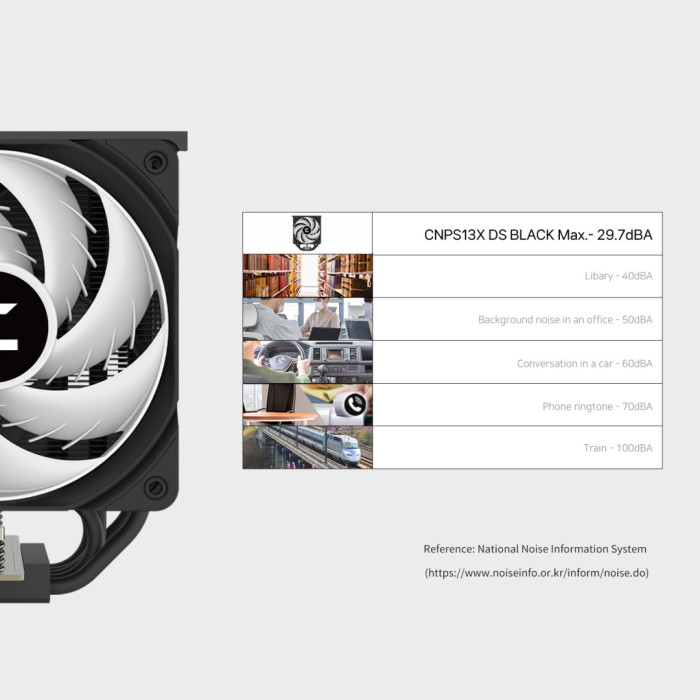 Кулер Zalman CNPS13X DS BLACK черный