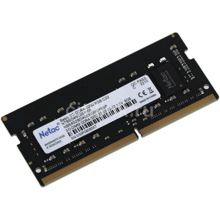 Netac Basic SO DDR4-3200 8G C22<br>