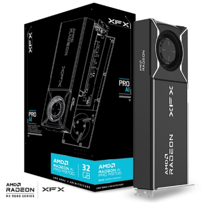 XFX AMD Radeon AI Pro R9700 Blower RX-97XPROAIY 32 Гб