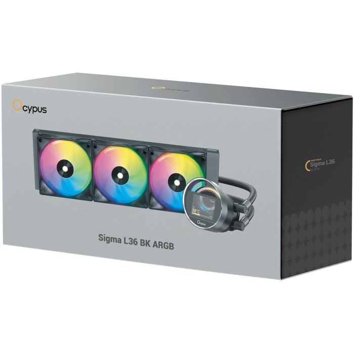 Ocypus Sigma L36 BK ARGB, Sigma-L36-BK3AAWWN00X-GL черный