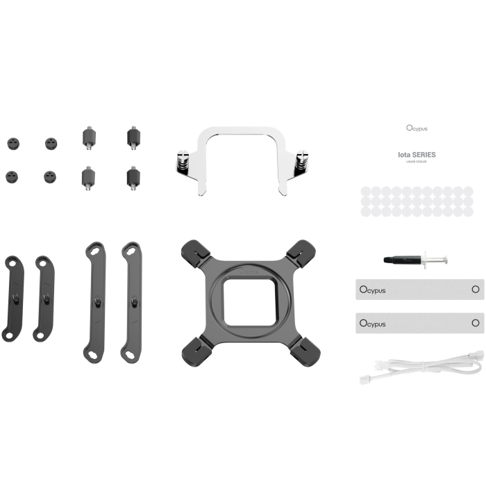 Кулер Ocypus Iota L24 WH, Iota-L24-WH2ANWNN00X-GL белый