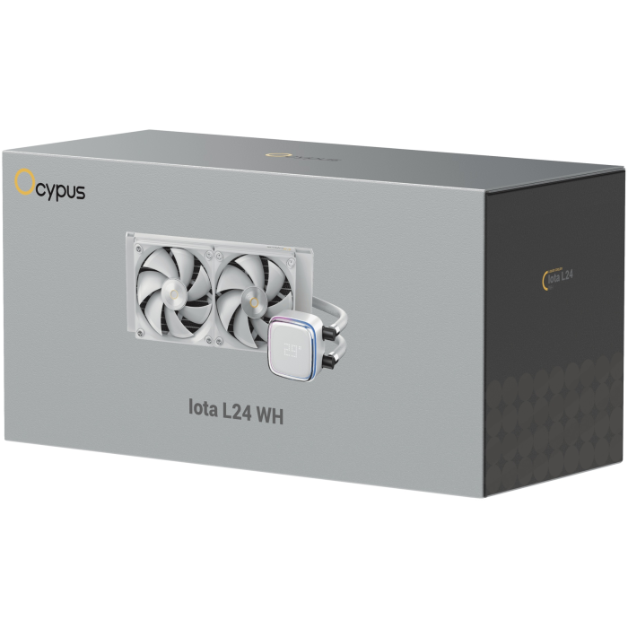 Кулер Ocypus Iota L24 WH, Iota-L24-WH2ANWNN00X-GL белый