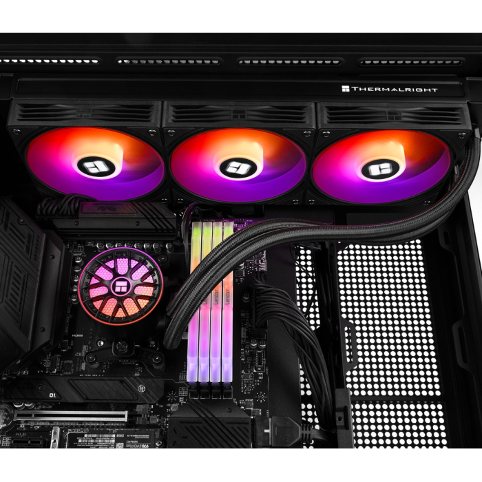 Водоблок Thermalright Aqua Elite 360 ARGB BLACK V6 черный