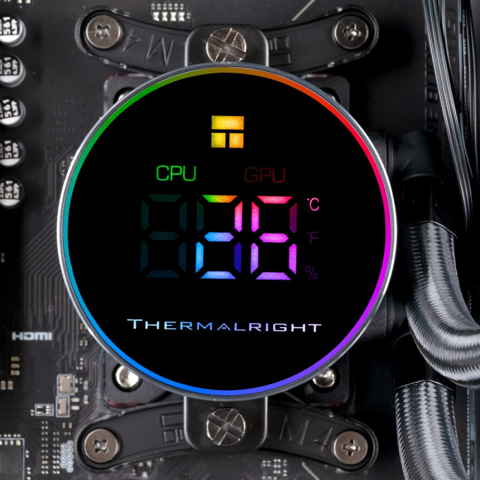 Thermalright Frozen Magic 360 Digital ARGB BLACK V2 черный