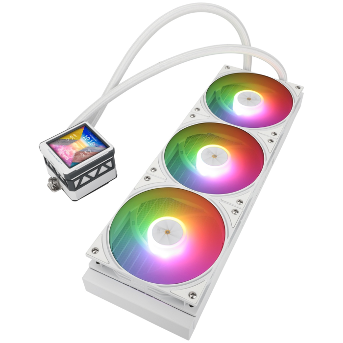 Водоблок Thermalright Frozen Warframe 360 ULTRA WHITE ARGB