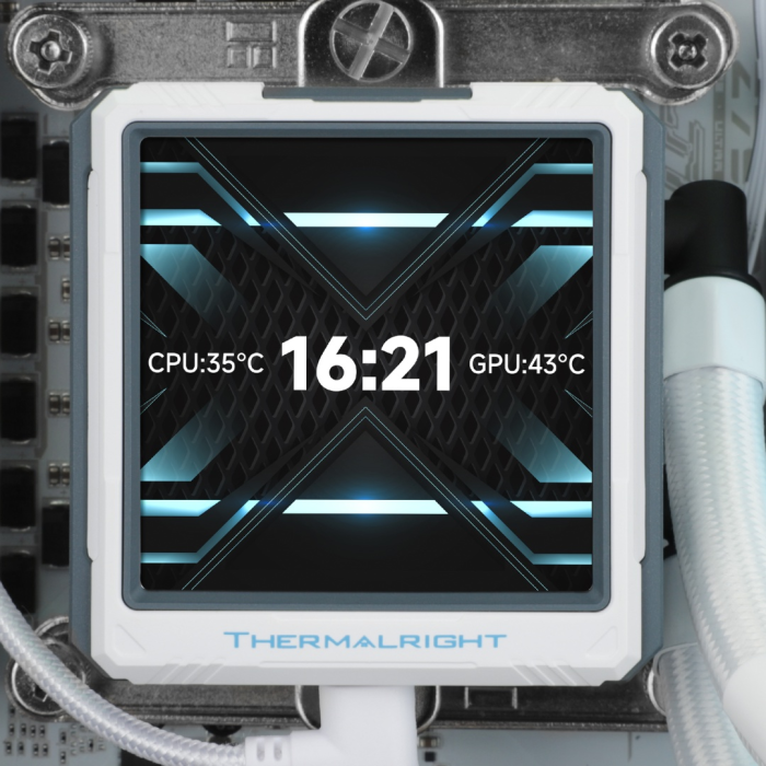 Водоблок Thermalright Frozen Warframe 360 ULTRA WHITE ARGB