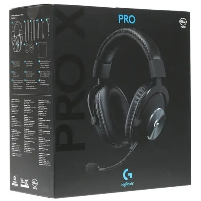 Наушники Logitech G Pro X черный