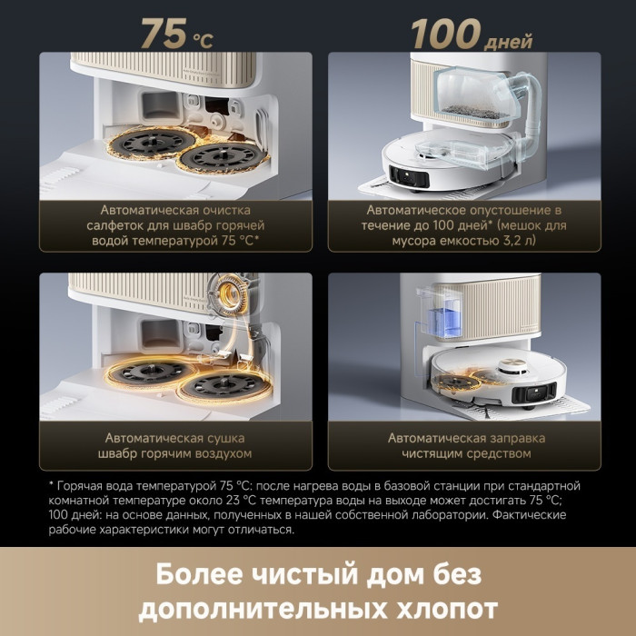 DREAME Robot Vacuum L40s Pro Ultra белый