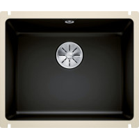 Кухонная мойка Blanco Subline 500-U 45.6х50х18.5 см, керамика, тон черный