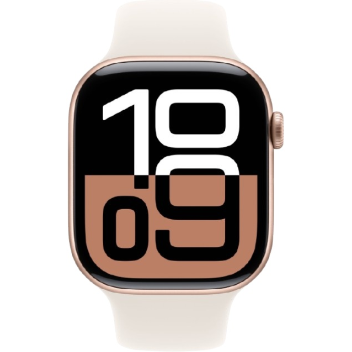Apple Watch Series 10 GPS + Cellular S/M 46 мм розовое золото-розовый
