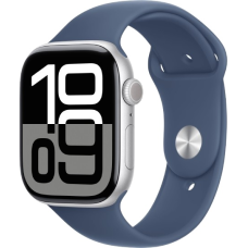 Apple Watch Series 10 GPS + Cellular S/M 42 мм серебристый-синий