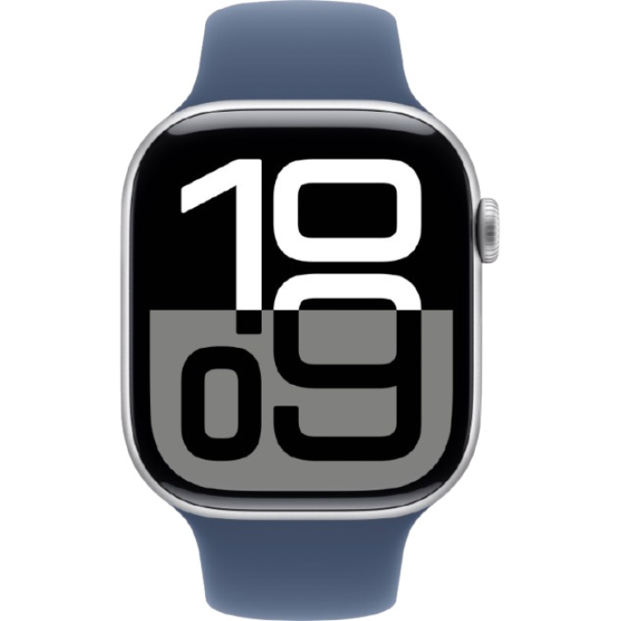 Apple Watch Series 10 GPS + Cellular S/M 42 мм серебристый-синий