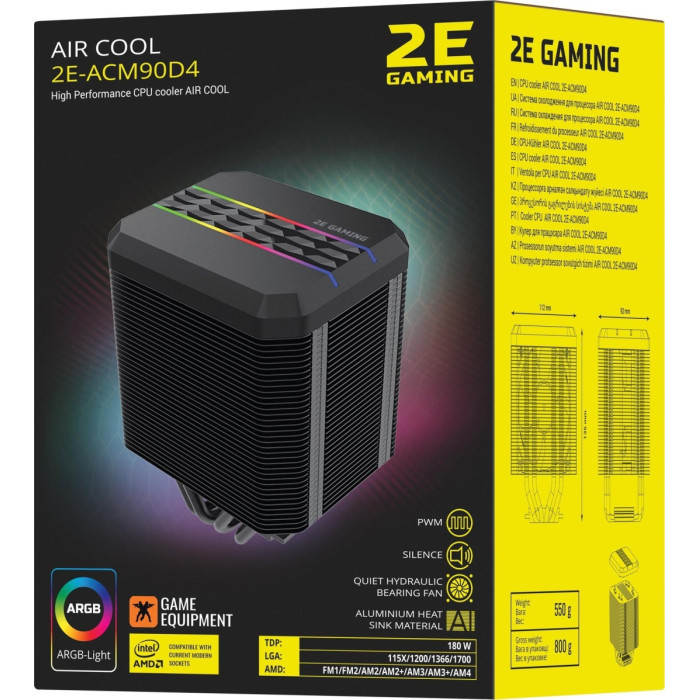 Кулер 2E Gaming Air Cool ACM90D4