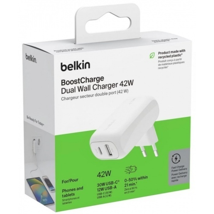 Belkin WCB009VFWH USB Type-C, USB белый