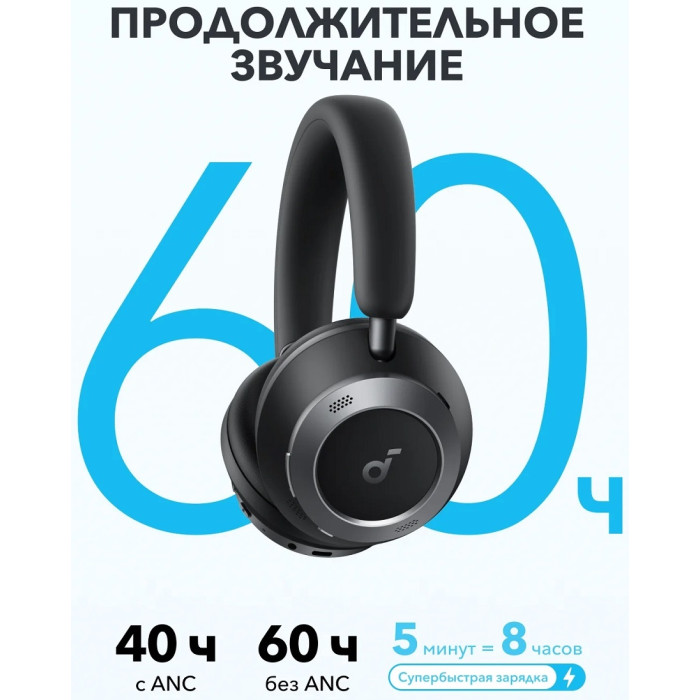 Наушники Soundcore Space One Pro черный
