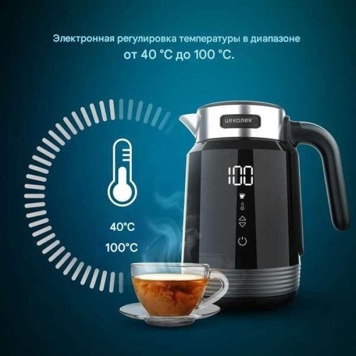 Электрочайник Cecotec 01748 черный