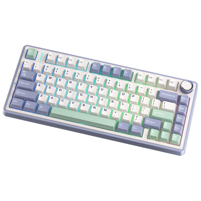 AULA F75 Light Purple+Beige+Light Green молочный