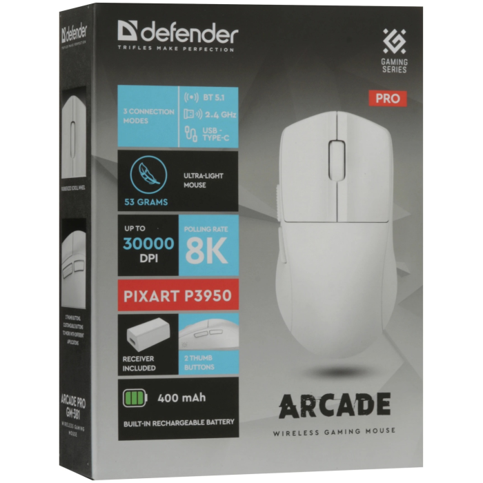 Defender Arcade PRO GM-381 (52384) белый