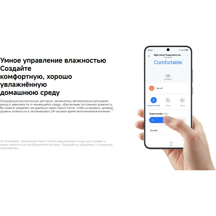 Увлажнитель воздуха Mijia Smart Evaporative Humidifier Pro EU