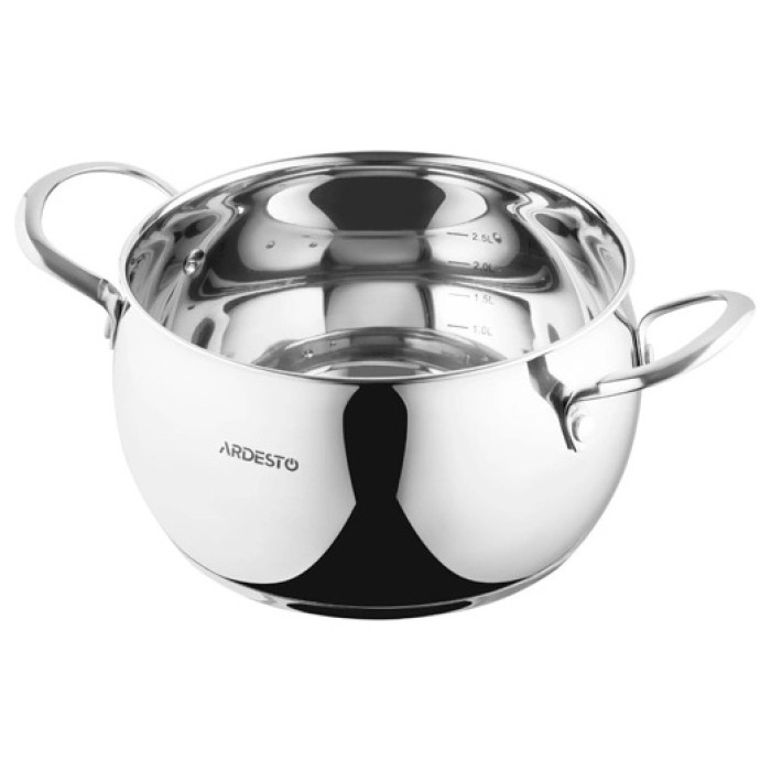 Кастрюля 4 л, Ardesto AR4340GB нержавеющая сталь
