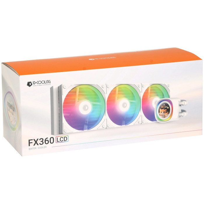 ID-COOLING ID-CPU-FX360 LCD WHITE белый