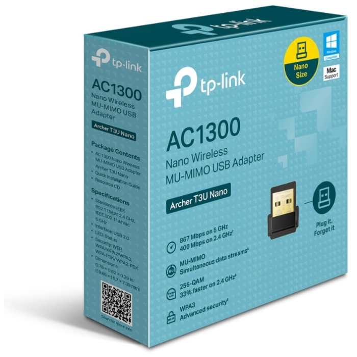 Wi-Fi адаптер TP-LINK Archer T3U Nano