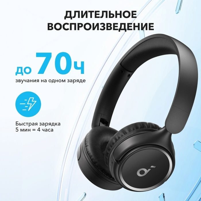 Наушники Soundcore H30i черный