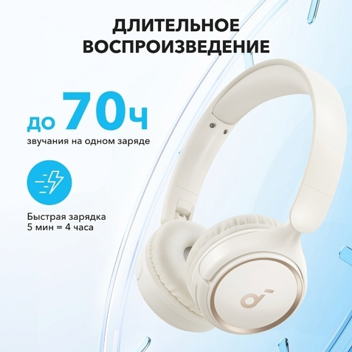 Наушники Soundcore H30i белый