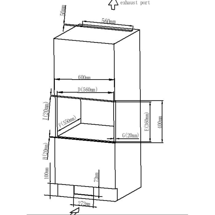 DAUSCHER DBM-3222BL черный