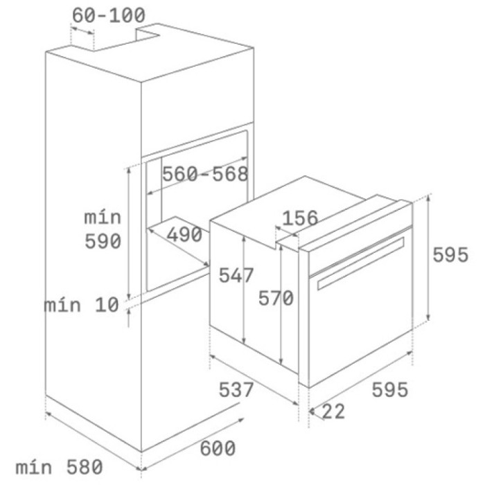 TEKA HRB 6300 Antracite-OB черный