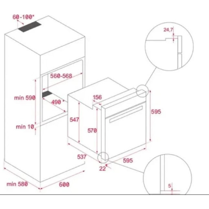 TEKA HSB 6350 P WH белый