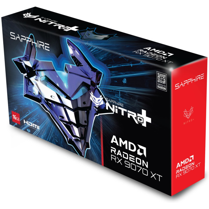 Sapphire AMD Radeon RX 9070 XT NITRO+ GAMING OC 16 Гб