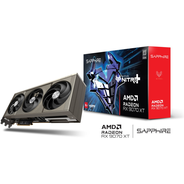 Sapphire AMD Radeon RX 9070 XT NITRO+ GAMING OC 16 Гб