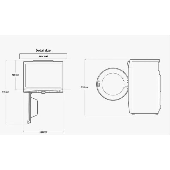 LG F2V3PS6W белый