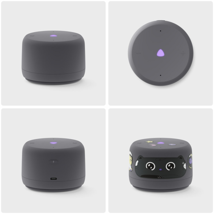 Яндекс.Станция Лайт Второго поколения БЕЗ ЧАСОВ Графит YNDX-00028GRY<br>