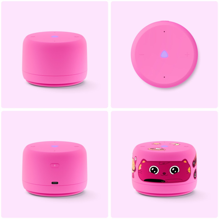 Яндекс.Станция Лайт Второго поколения БЕЗ ЧАСОВ Розовый YNDX-00028PINK<br>