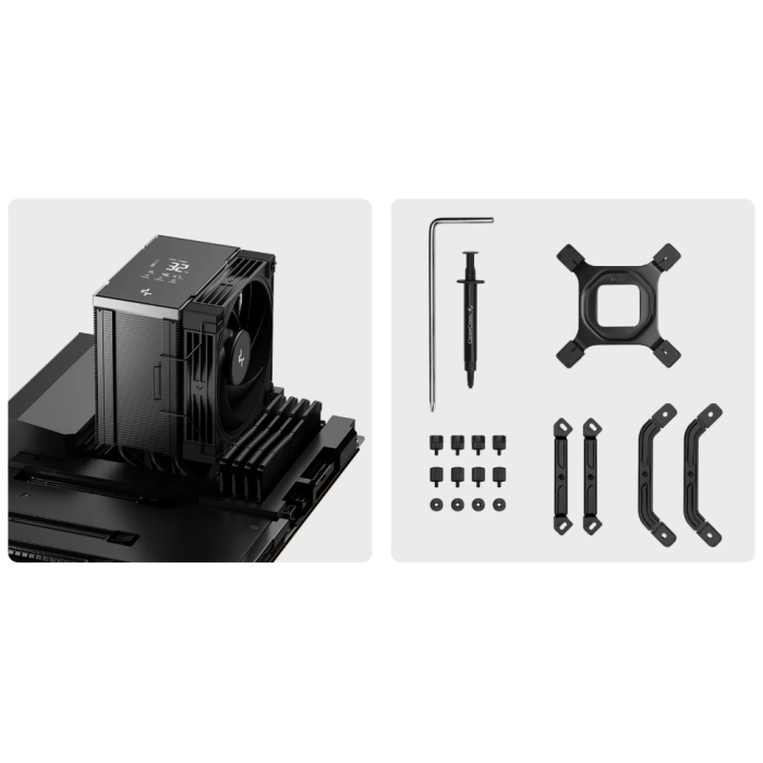 Кулер Deepcool AK700 DIGITAL NYX (R-AK700-BKNNMN-GJD-1) черный