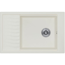 KuchenStern 111WH10 KS-800018 накладная 41х45х19 см, искусственный гранит, тон белый