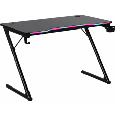 Стол компьютерный, игровой Defender Ferox RGB,110х60x73 см, черный