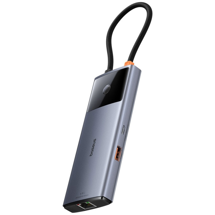 Док-станция Baseus Metal Gleam II 6-in-1 B00061802813-00 серый