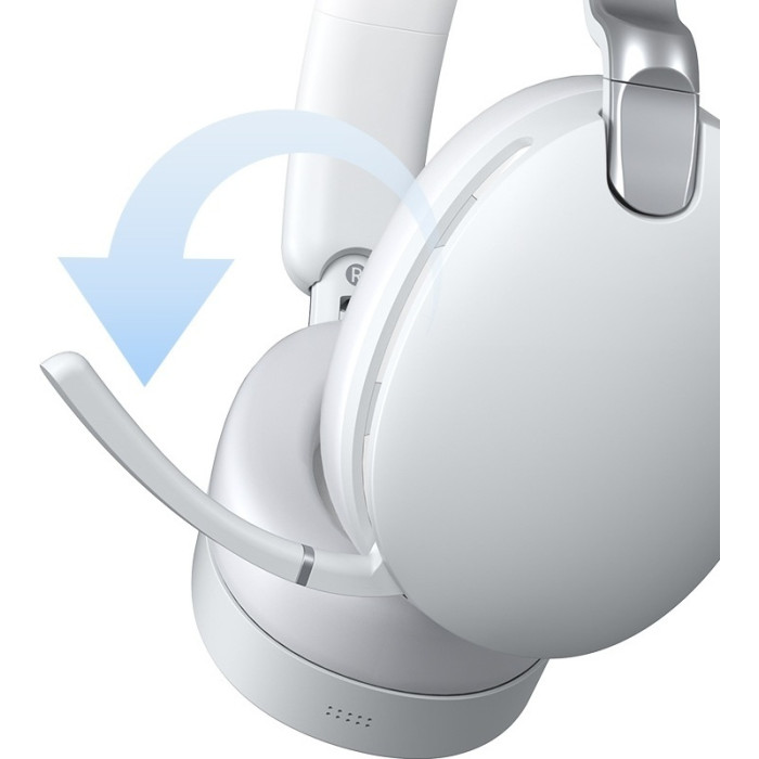Bluetooth headphone AULA A500 WHITE, BT5.4/cable, white
